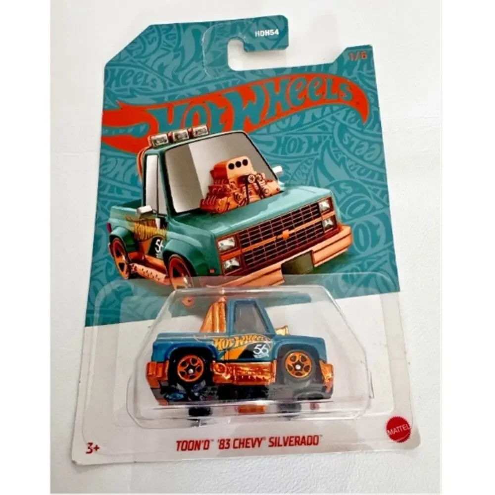 Hot Wheels Tooned '83 Chevy Silverado 56th Anniversary 1/6 HDH54 Factory Sealed
